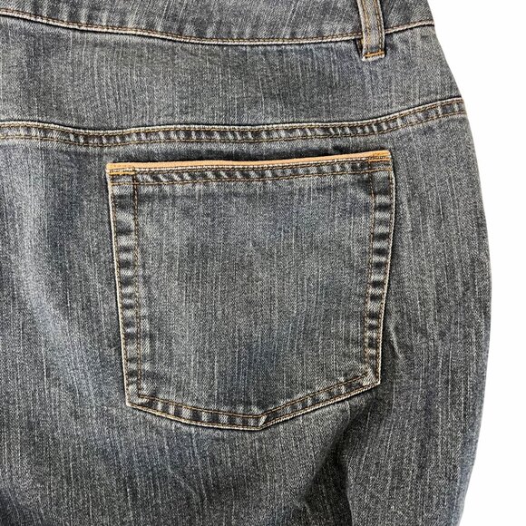 Jones New York Signature Women Stretch Denim Jeans Size 20W Relaxed Fit VGUC - Picture 11 of 15